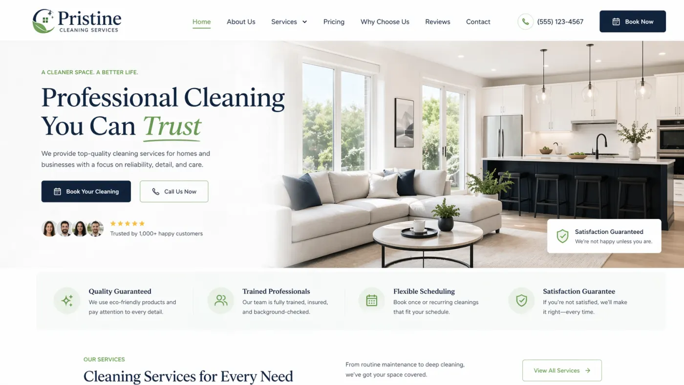 Front end website